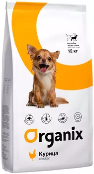 Organix Adult Dog Small Breed Chicken для взрослых собак маленьких пород с курицей (2,5 кг)