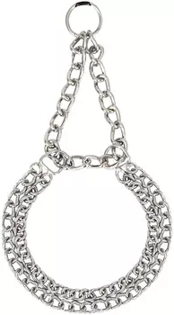 Ошейник удавка для собак двухрядный Triol Shf2550 2,5 мм х 50 см (1 шт)
