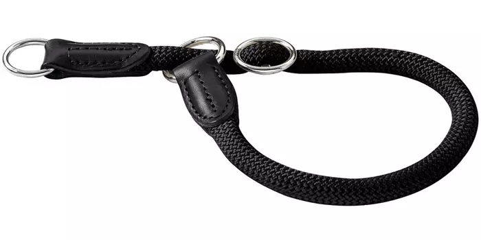 Ошейник удавка для собак Hunter Freestyle 60/10 круглый нейлон черный (1 шт)