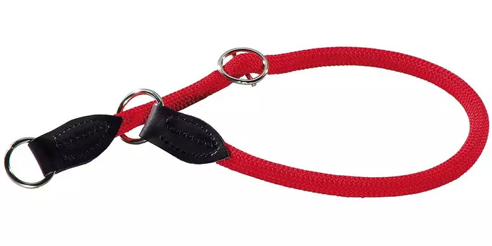 Ошейник удавка для собак Hunter Freestyle 60/10 круглый нейлон красный (1 шт)