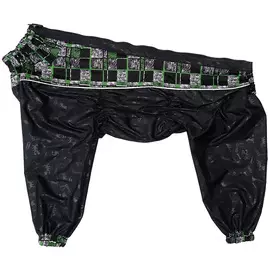 Osso Fashion дождевик для собак крупных пород черный со вставками для мальчиков (60-1)