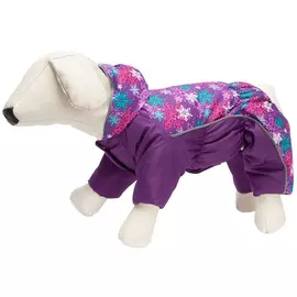 Osso Fashion комбинезон для собак маленьких пород на синтепоне фиолетовый для девочек (32)