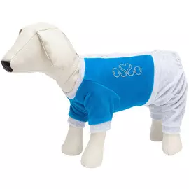 Osso Fashion костюм спортивный для собак велюр синий для мальчиков (30)