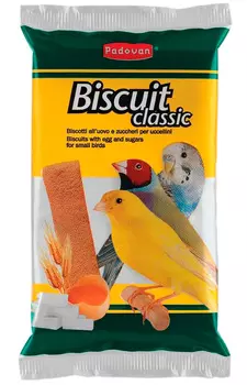 Padovan Biscuit Classic бисквиты для декоративных птиц с яйцом уп. 5 шт (1 уп)
