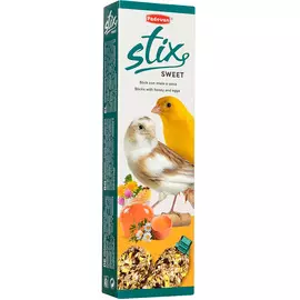 Padovan Stix Sweet Canarini палочки лакомство для канареек с медом и яйцом 2 х 40 гр (1 шт)