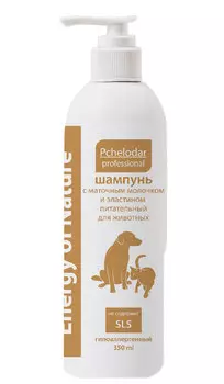 пчелодар шампунь для собак и кошек с маточным молочком и эластином 350 мл (1 шт)