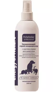 Пчелодар спрей кондиционер увлажняющий для животных с маслом норки 350 мл (1 шт)