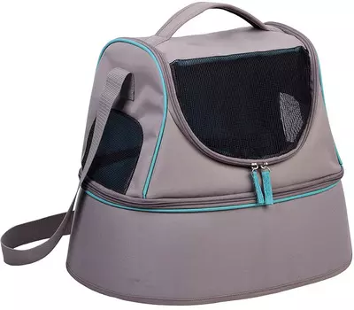 Переноска трансформер Nobby Happy Cat 3 в 1 серая 44 х 32 х 32 см (1 шт)