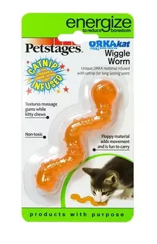 Petstages игрушка для кошек Energize ОPKA-червяк 11 см (1 шт)