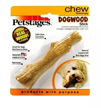 Petstages игрушка для собак Dogwood «Палочка деревянная», малая (1 шт)