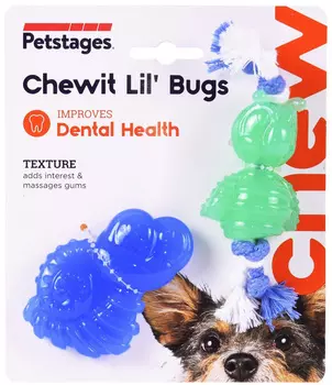 Petstages игрушка для собак Mini орка жуки 15 см уп. 2 шт (1 уп)