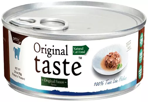 Pettric Original Taste Adult Cat Grain Free Tuna беззерновые для взрослых кошек с тунцом в соусе (70 гр х 24 шт)