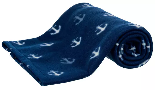 Подстилка плед для собак Trixie Barry флис синий 200 х 150 см (1 шт)