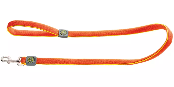 Поводок для собак Hunter Maui сетчатый текстиль оранжевый 25 мм 120 см (1 шт)