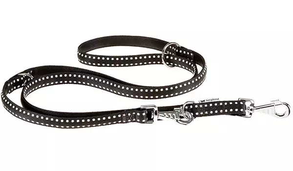 Поводок перестежка с магнитным карабином для собак Ferplast Cricket Matic Ga25/200 нейлон черный (1 шт)