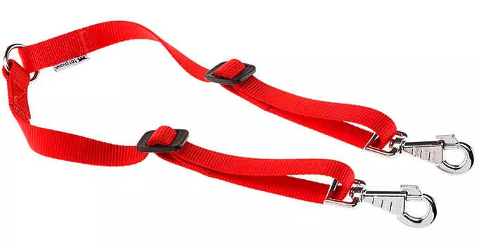 Поводок-сворка для двух собак 25 – 36 см/10 мм Ferplast Twin 10/36 (1 шт)