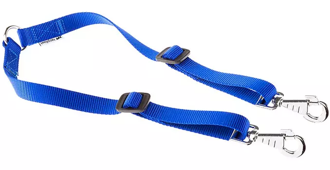 Поводок-сворка для двух собак 28 – 42 см/15 мм Ferplast Twin 15/42 (1 шт)