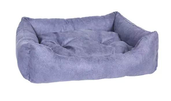 Pride лежак прямоугольный Ранчо замша голубой гранит 60 х 50 см (1 шт)