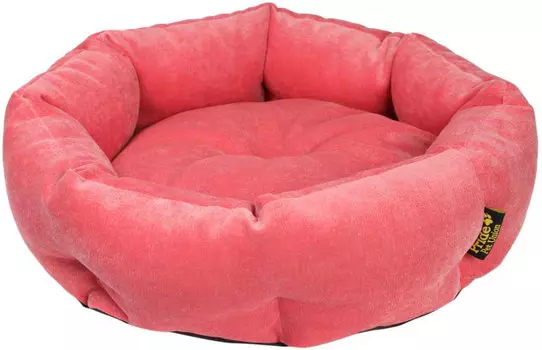 Pride лежак ватрушка Палитра вельвет пинк 45 х 45 х 12 см (1 шт)