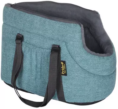 Pride сумка-переноска Елочка мех бирюзовая 43 х 24 х 24 см (1 шт)