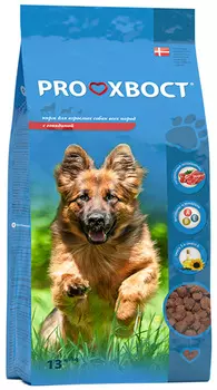 Proхвост для взрослых собак с говядиной (13 кг)