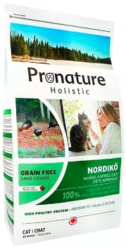 Pronature Holistic Grain Free Cat Nordiko беззерновой для взрослых кошек Северная диета (2 кг)