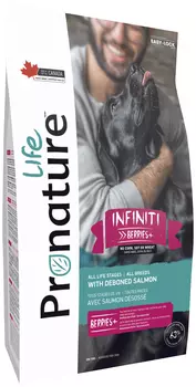 Pronature Life Infiniti Berries для собак и щенков всех пород с лососем (11,3 кг)