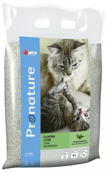 Pronature наполнитель комкующийся для туалета кошек с ароматом эвкалипта (12 кг)