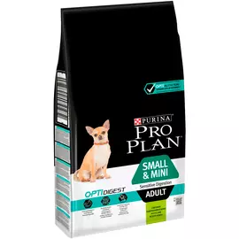 Purina Pro Plan Adult Dog Optidigest Small &amp; Mini Sensitive Digestion для взрослых собак маленьких пород с чувствительным пищеварением с ягненком и рисом (7 + 7 кг)