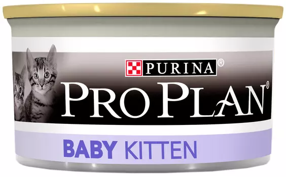 Purina Pro Plan Baby Kitten для котят мусс с курицей (85 гр)