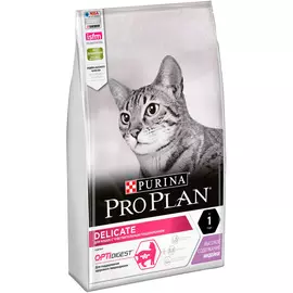 Purina Pro Plan Cat Optidigest Delicate Turkey для взрослых кошек с чувствительным пищеварением с индейкой (10 + 10 кг)