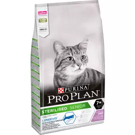 Purina Pro Plan Cat Senior 7+ Sterilised для пожилых кастрированных котов и стерилизованных кошек старше 7 лет с индейкой (10 + 10 кг)