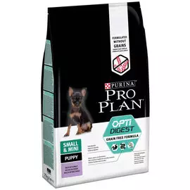 Purina Pro Plan Optidigest Grain Free Puppy Small &amp; Mini беззерновой для щенков маленьких пород с чувствительным пищеварением с индейкой (7 кг)