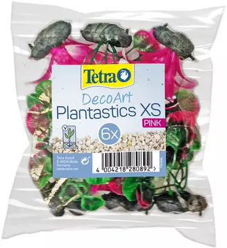 Растение для аквариума пластиковое мини розовое Tetra DecoArt Plant Xs M Pink Refil 6 см уп. 6 шт (1 шт)