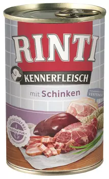 Rinti Kennerfleisch для взрослых собак с ветчиной (400 гр)