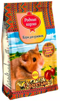 родные корма корм для хомяков с фруктами (900 гр)
