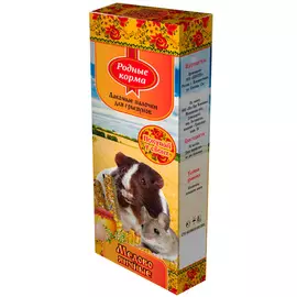 родные корма палочки зерновые для грызунов с медом и яйцом уп. 2 шт (1 уп)