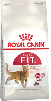 Royal Canin Fit 32 для активных взрослых кошек (2 + 2 кг)