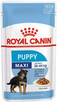 Royal Canin Maxi Puppy для щенков крупных пород в соусе (140 гр х 10 шт)