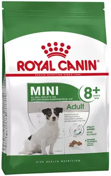 Royal Canin Mini Adult 8+ для пожилых собак маленьких пород старше 8 лет (2 + 2 кг)