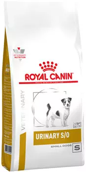 Royal Canin Urinary S/o Small Dog S для взрослых собак маленьких пород при мочекаменной болезни струвиты, оксалаты (1,5 кг)