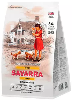 Savarra Kitten для котят с индейкой (2 кг)
