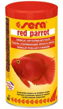 Sera Red Parrot корм гранулы для красных попугаев (250 мл)