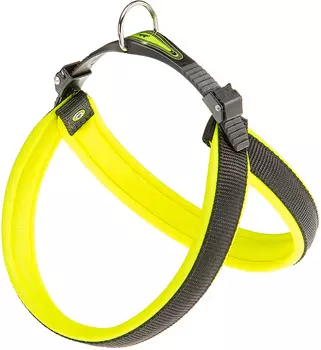 Шлейка для собак маленьких пород Ferplast Agila Fluo 3 желтая (1 шт)