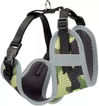 Шлейка для собак маленьких пород Ferplast Fashion P Xs зеленая (1 шт)