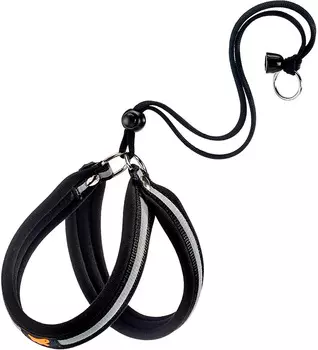 Шлейка для собак маленьких пород Ferplast Reflex 1 черная (1 шт)