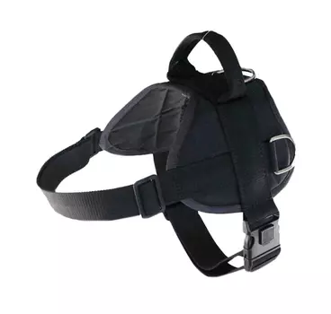 Шлейка нейлоновая стандартная с пластмассовым фастексом H-003 L черная (1 шт)