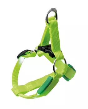 Шлейка светящаяся супер яркая V.I.Pet, зеленая, 15 мм х 28 см (1 шт)