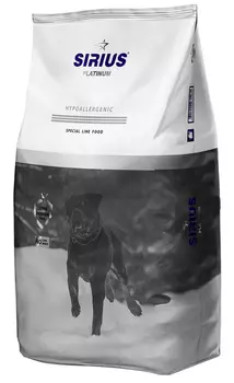 Sirius Platinum Hypoallergenic гипоаллергенный для взрослых собак всех пород с индейкой и овощами (12 + 12 кг)