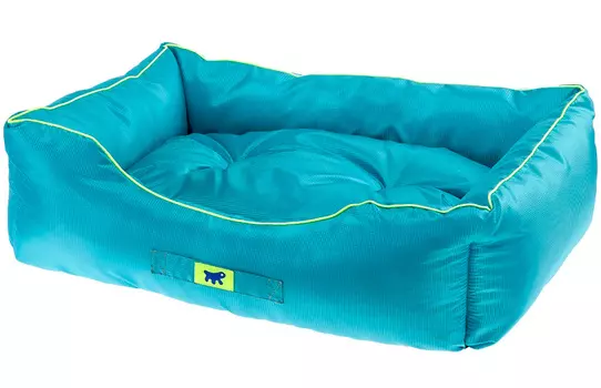 Софа для собак и кошек Ferplast Jazzy 50 водоотталкивающая ткань голубая 55 х 45 х 20 см (1 шт)